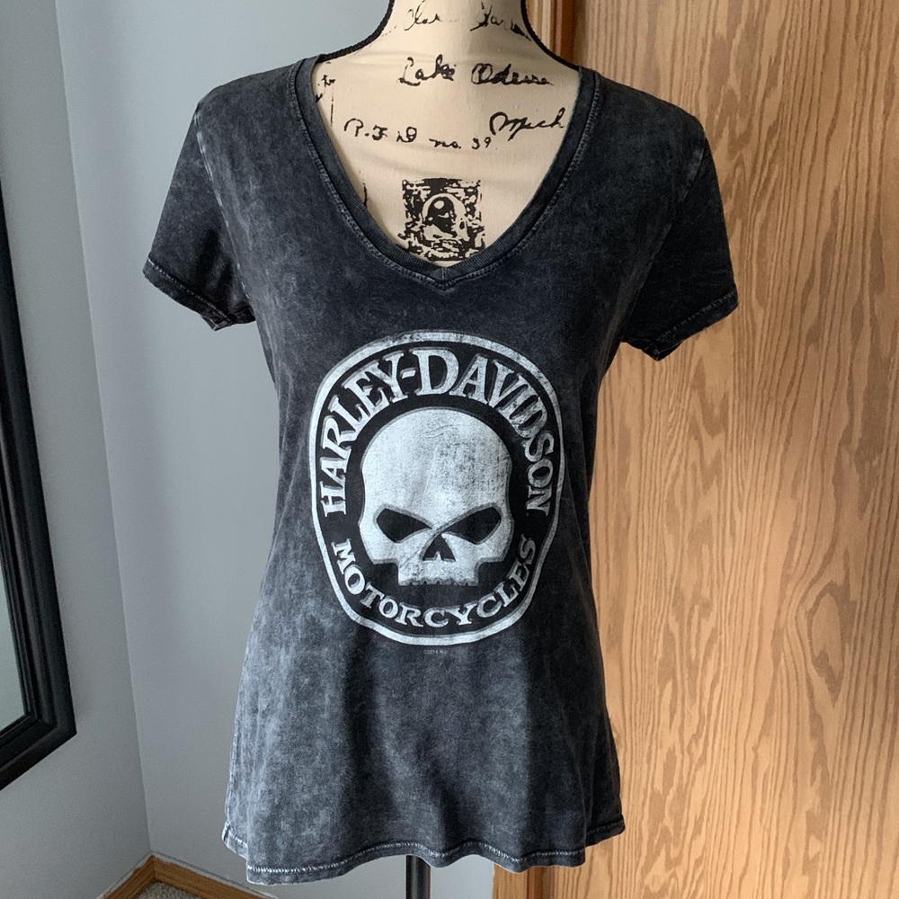 Harley Davidson Willie G Skull grey T-shirt